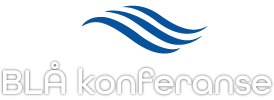 Blå konferanse logo